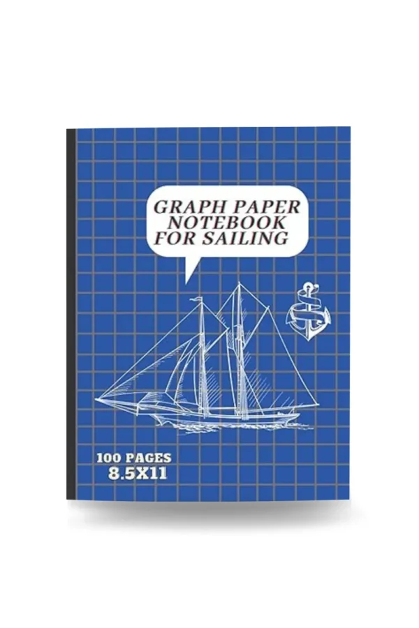 Graph paper notebook for sailing